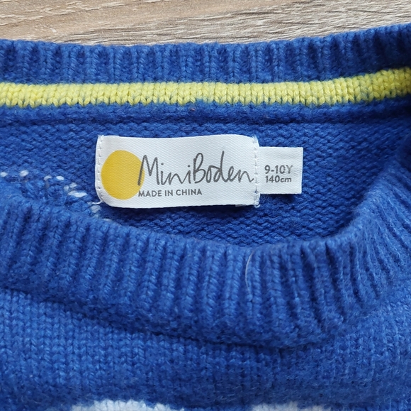 Mini Boden guc cloud ☁️ sweater 9-10 years - Picture 4 of 16